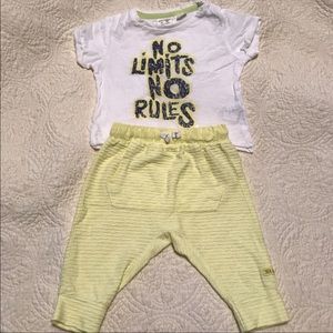 Zara baby boy top and pants